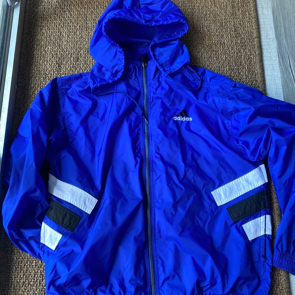 Retro vintage adidas windbreaker